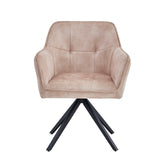 Pearl Esszimmerstuhl - Beige Adore Samt